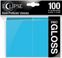 Ultra Pro 15603 Eclipse Pro-Gloss Standard Deck Protector 100ct - Sky Blue